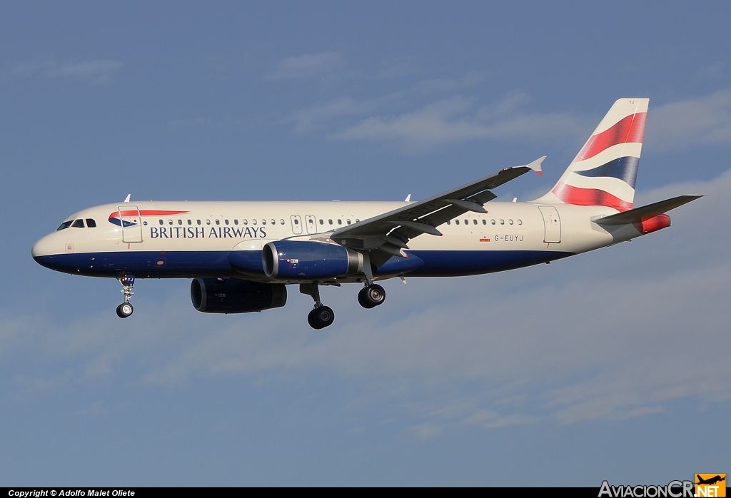 G-EUYJ - Airbus A320-232 - British Airways