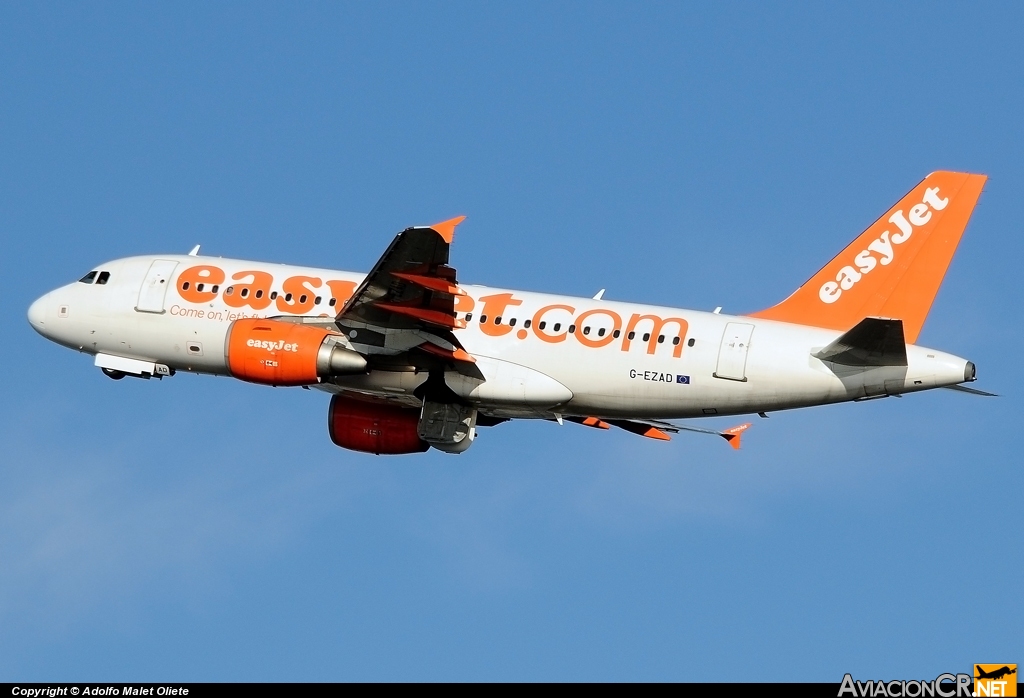 G-EZAD - Airbus A319-111 - EasyJet Airline