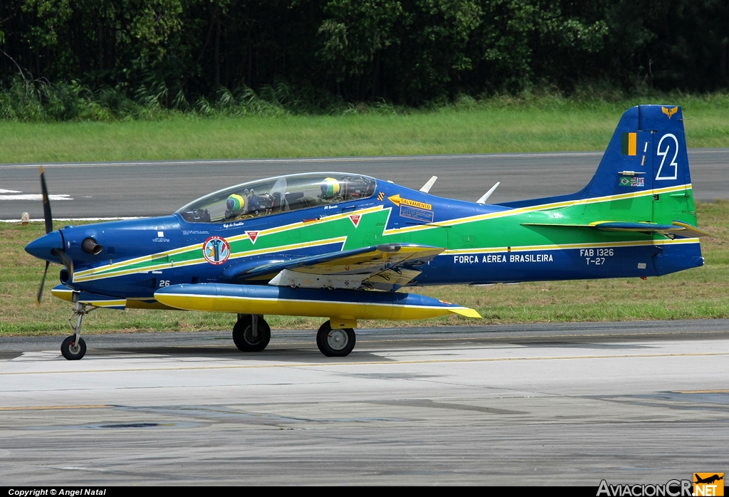 FAB1326 - Embraer T-27 Tucano - Fuerza Aérea Brasileña