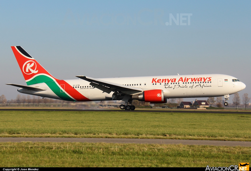 5Y-KYW - Boeing 767-319/ER - Kenya Airways