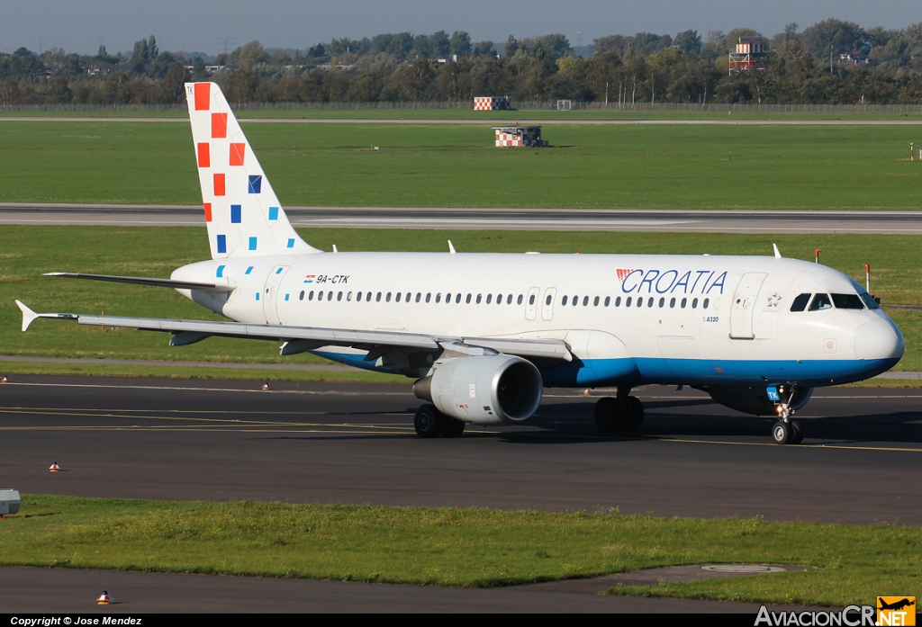 9A-CTK - Airbus A320-214 - Croatia Airlines