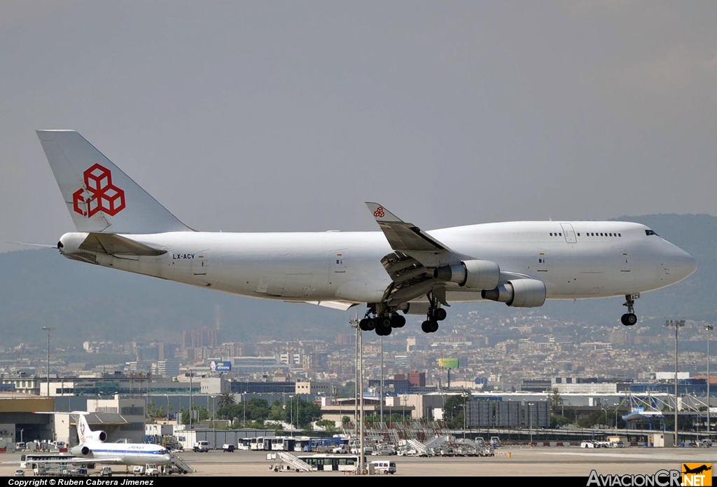 LX-ACV - Boeing 747-4B5(BCF) - Cargolux