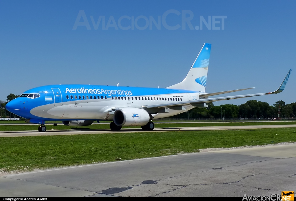 LV-CMK - Boeing 737-7Q8 - Aerolineas Argentinas