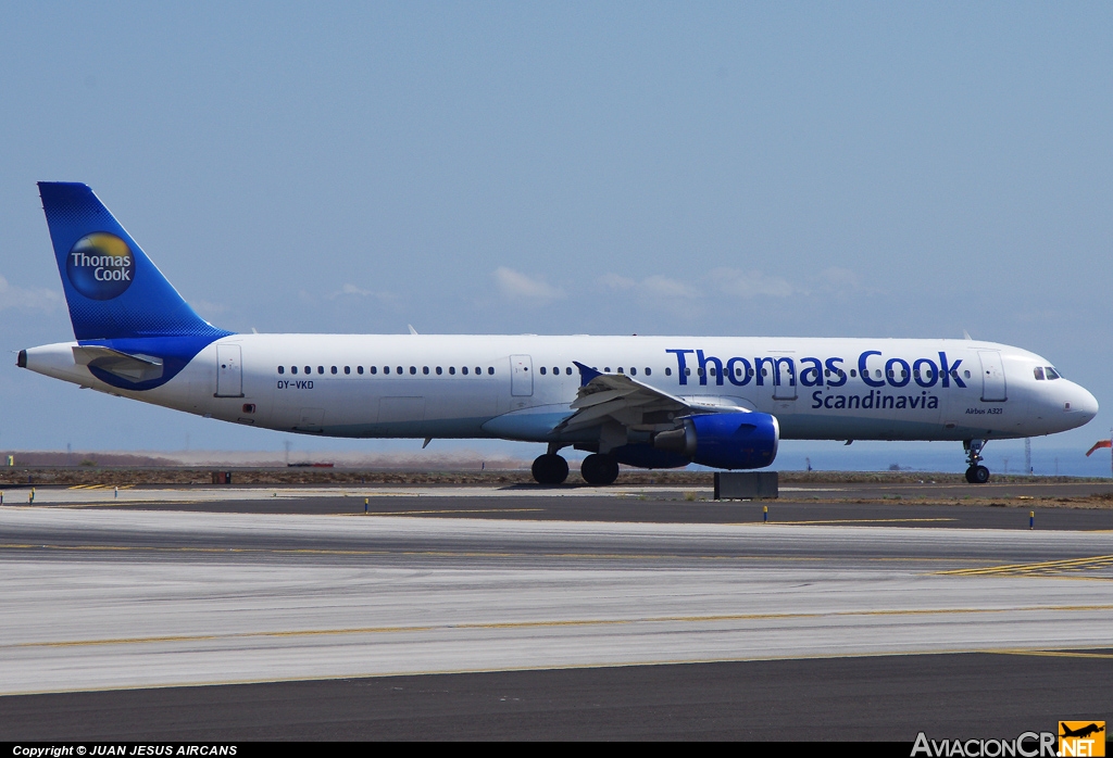 OY-VKD - Airbus A321-211 - Thomas Cook Airlines (Scandinavia)