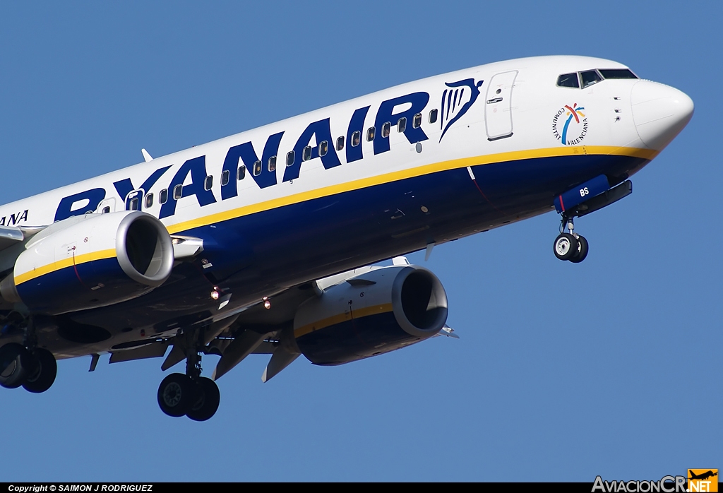 EI-EBS - Boeing 737-8AS - Ryanair