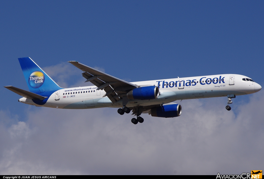 G-JMCD - Boeing 757-25F - Thomas Cook Airlines