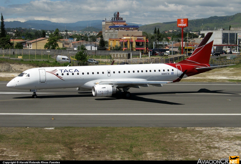 N985TA - Embraer 190-100IGW - TACA