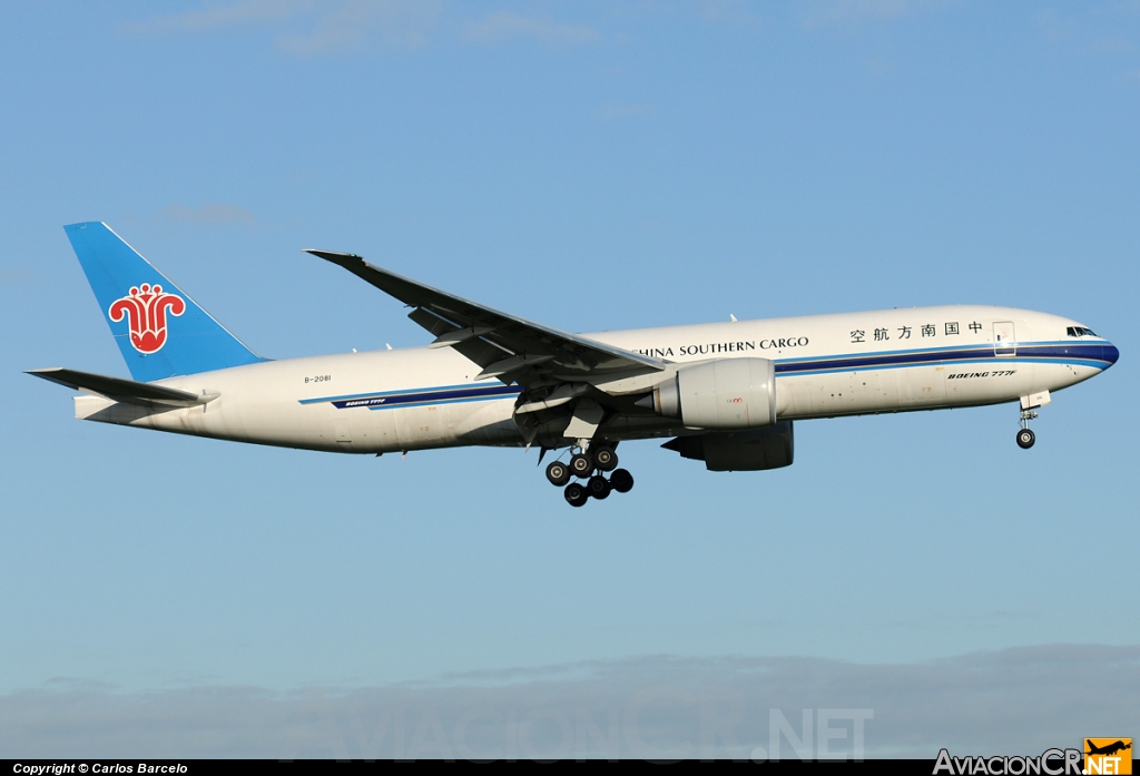 B-2081 - Boeing 777-F1B - China Southern Cargo