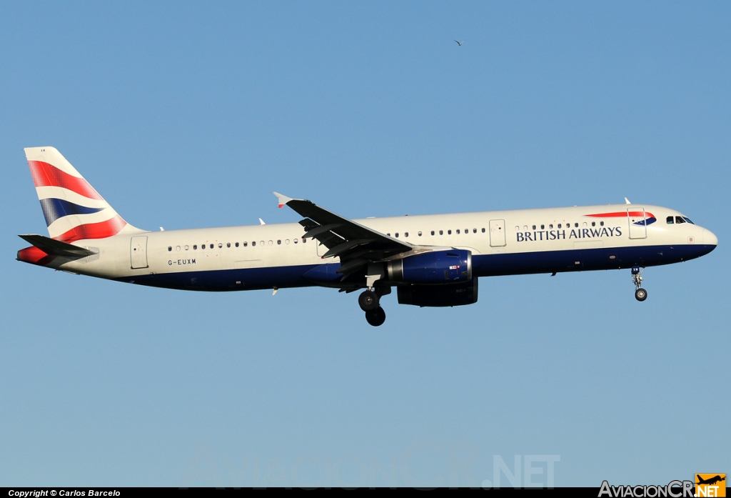 G-EUXM - Airbus A321-231 - British Airways