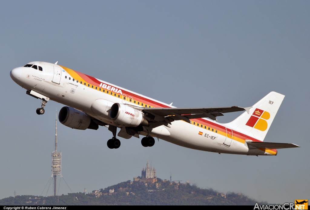 EC-IEF - Airbus A320-214 - Iberia