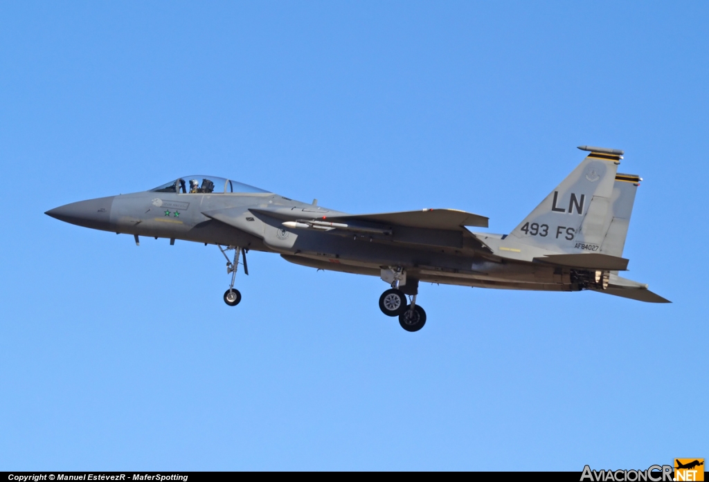 84-0027 - McDonnell Douglas F-15C Eagle - USA - Air Force