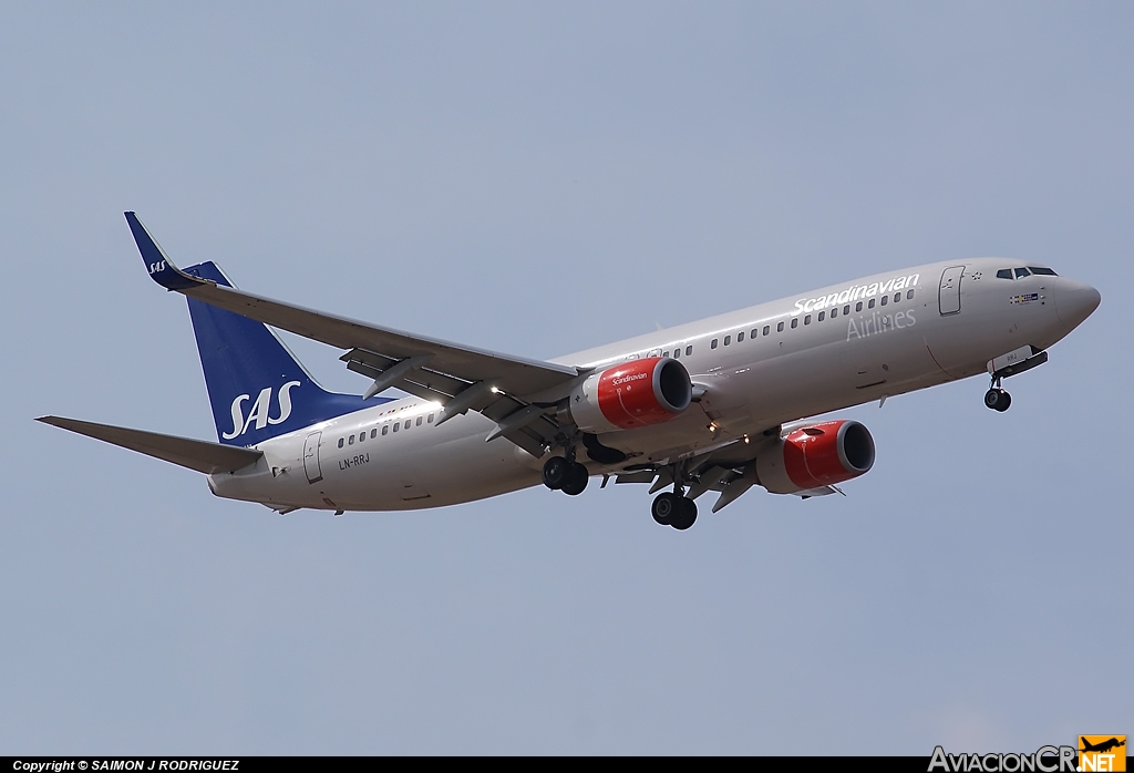 LN-RRJ - Boeing 737-883 - Scandinavian Airlines - SAS