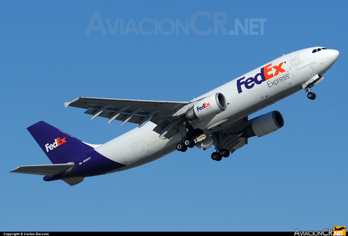 N669FE - Airbus A300F4-605R - FedEx