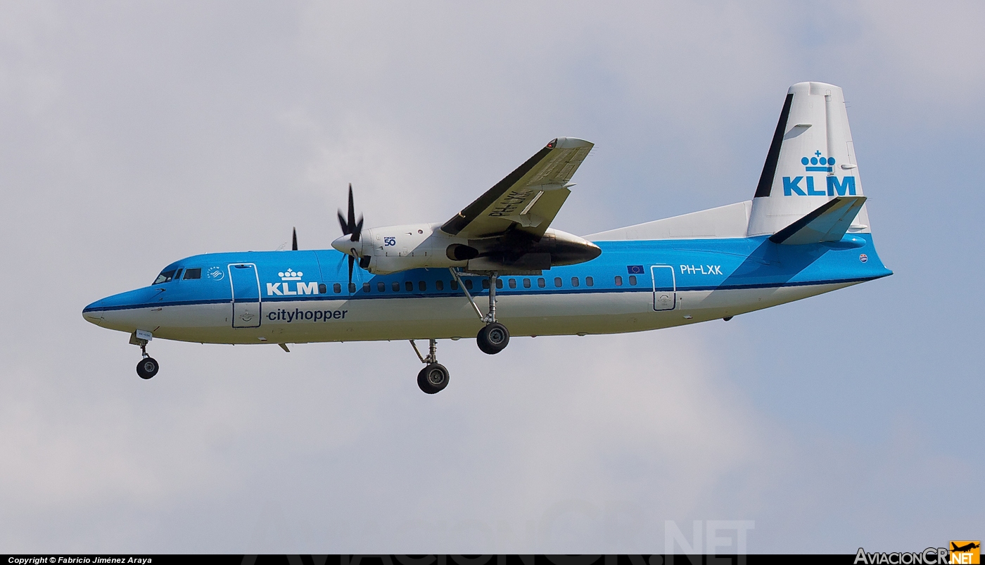 PH-LXK - Fokker 50 - KLM Royal Dutch Airlines