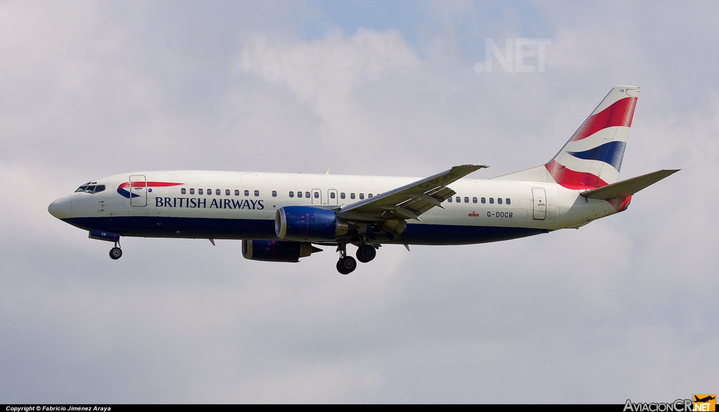 G-DOCB - Boeing 737-436 - British Airways