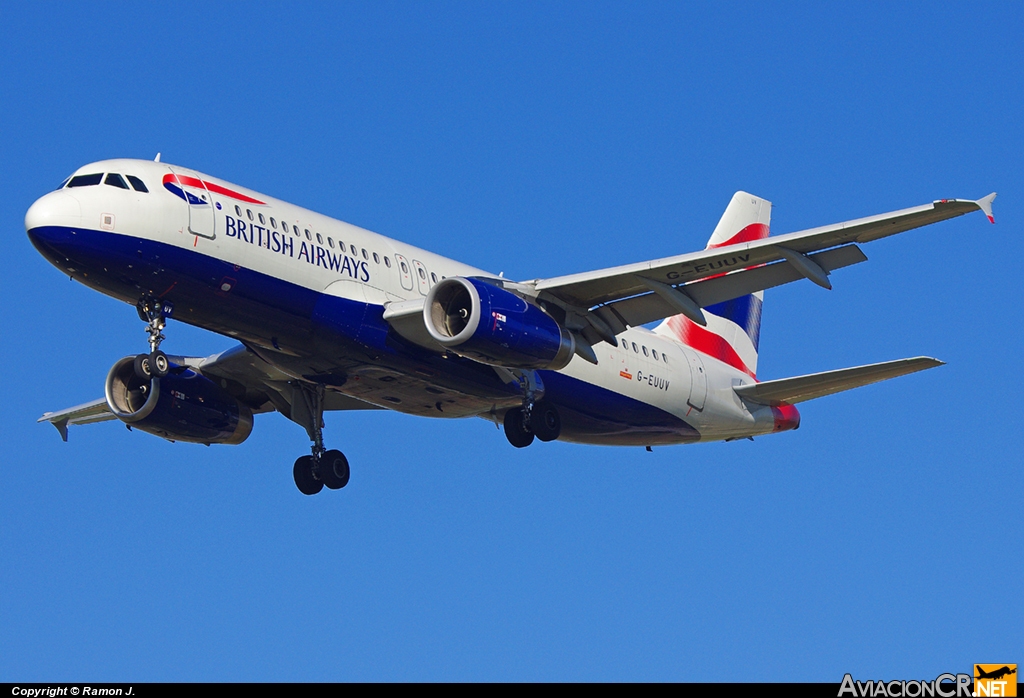 G-EEUV - Airbus A320-232 - British Airways