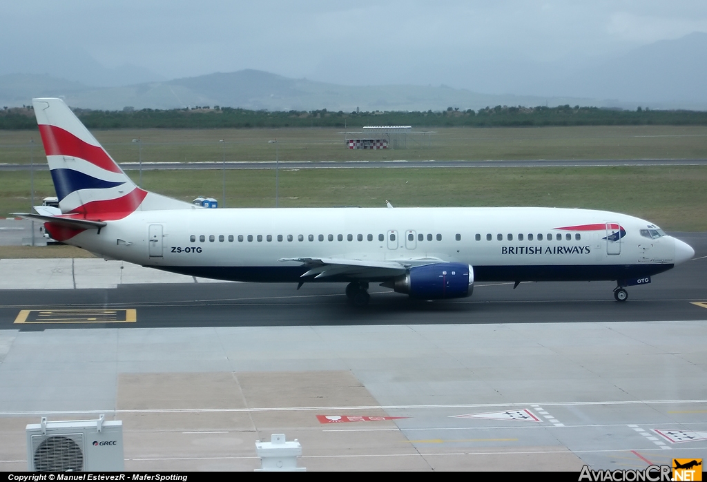 ZS-OTG - Boeing	737-436 - British Airways (Comair)
