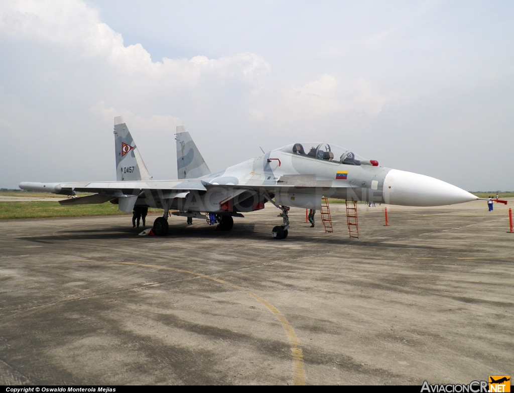 0457 - Sukhoi Su-30MK2 - Venezuela - Aviacion Militar Venezolana