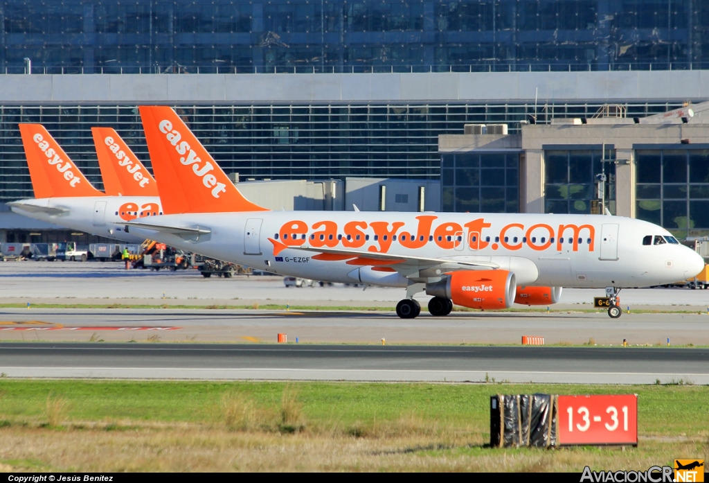 G-EZFG - Airbus A319-111 - EasyJet Airline