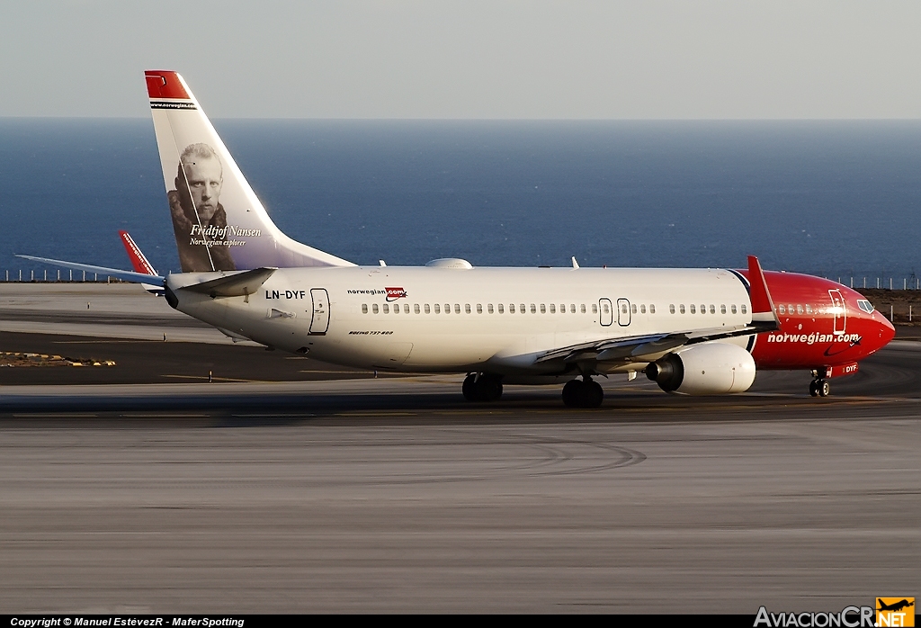 LN-DYF - Boeing 737-8JP - Norwegian Air Shuttle