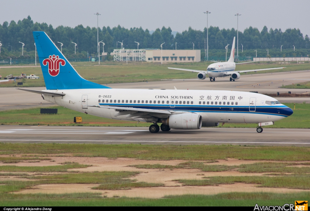 B-2622 - Boeing 737-71B - China Southern Airlines