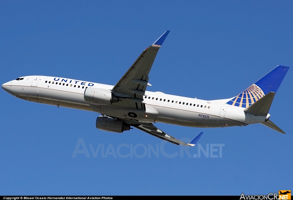 N78511 - Boeing 737-824 - United (Continental Airlines)