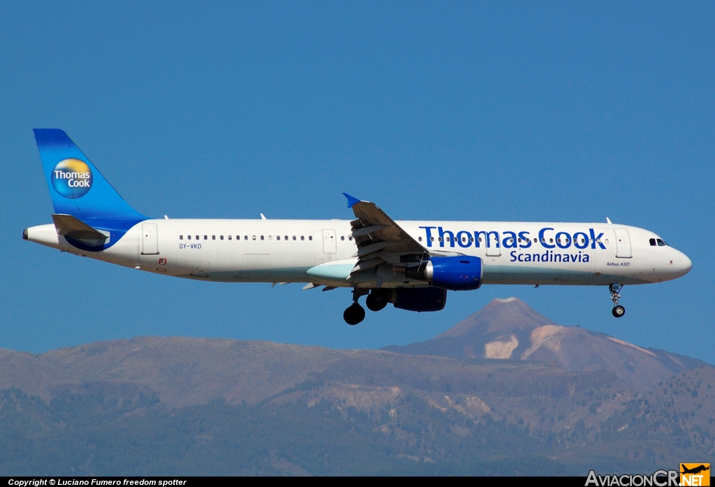 OY-VKD - Airbus A321-211 - Thomas Cook