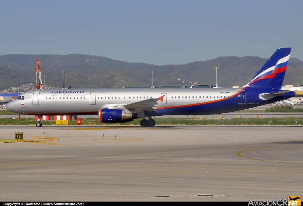 VQ-VHM - Airbus A321-211 - Aeroflot