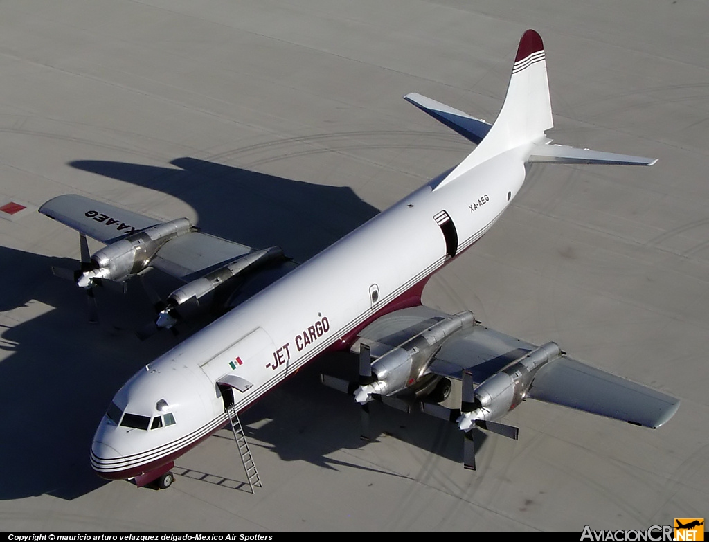XA-AEG - Lockheed L-188A(F) Electra - Mex-Jet Cargo
