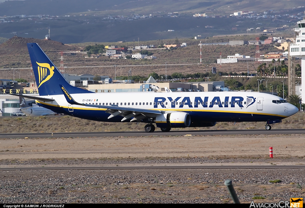 EI-DWJ - Boeing 737-8AS - Ryanair