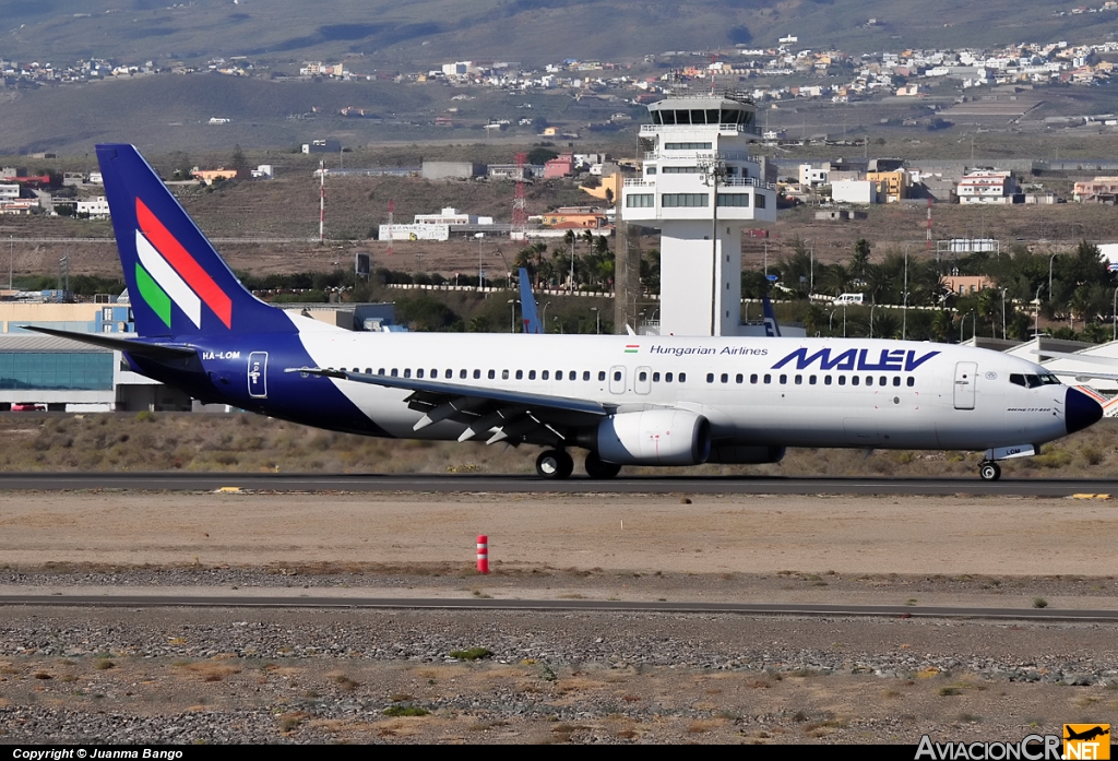 HA-LOM - Boeing 737-8Q8 - MALEV - Hungarian Airlines