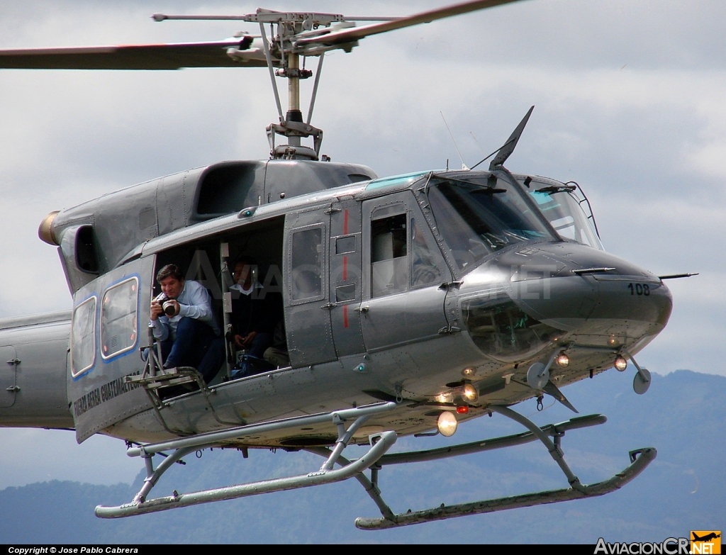 108 - Bell 212 (UH-1N) - Fuerza Aérea Guatemalteca