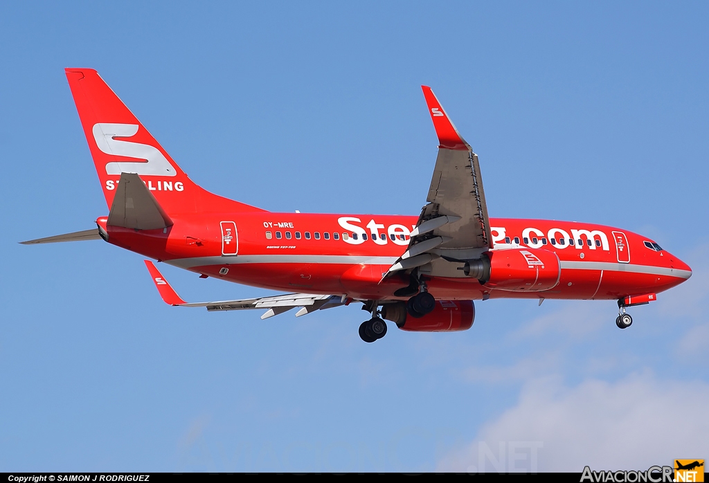 OY-MRE - Boeing 737-7L9 - Sterling Airlines