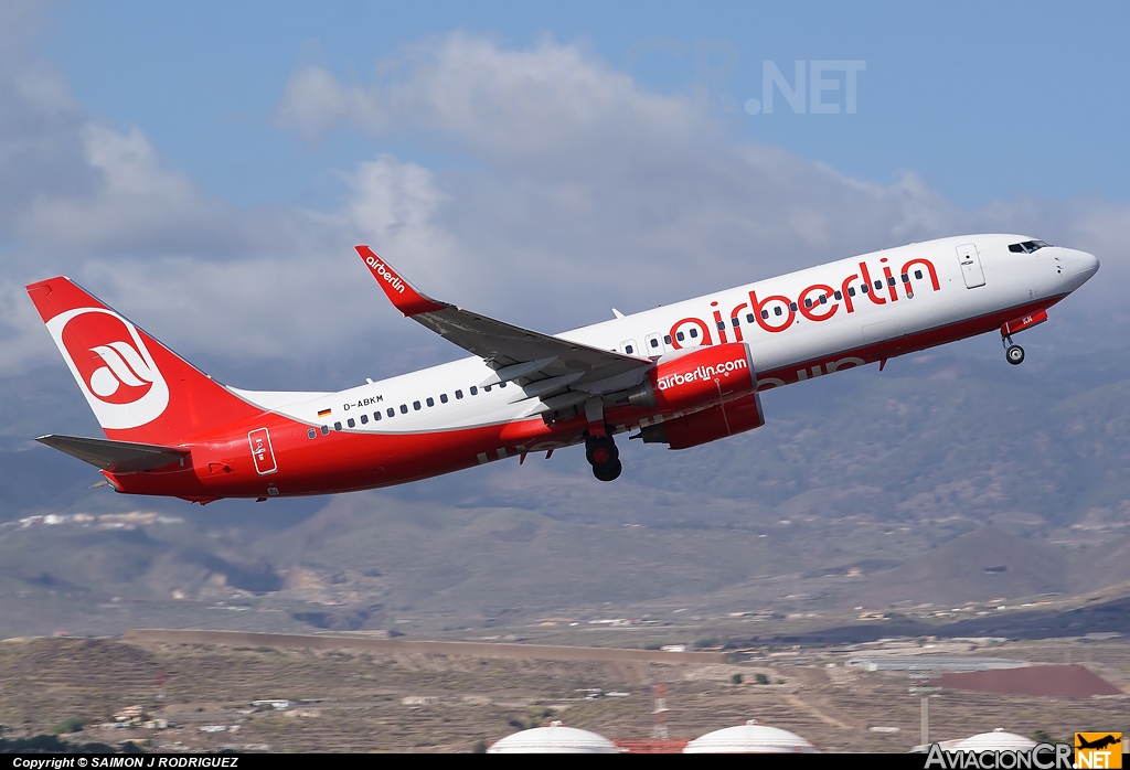 D-ABKM - Boeing 737-86J - Air Berlin