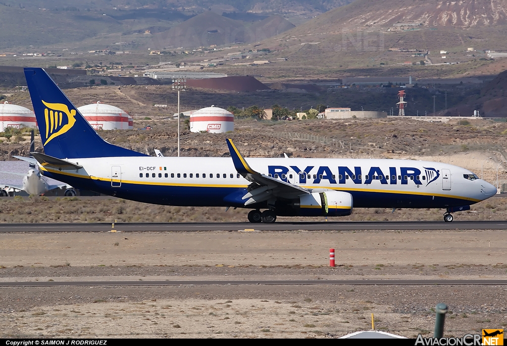 EI-DCF - Boeing 737-8AS - Ryanair