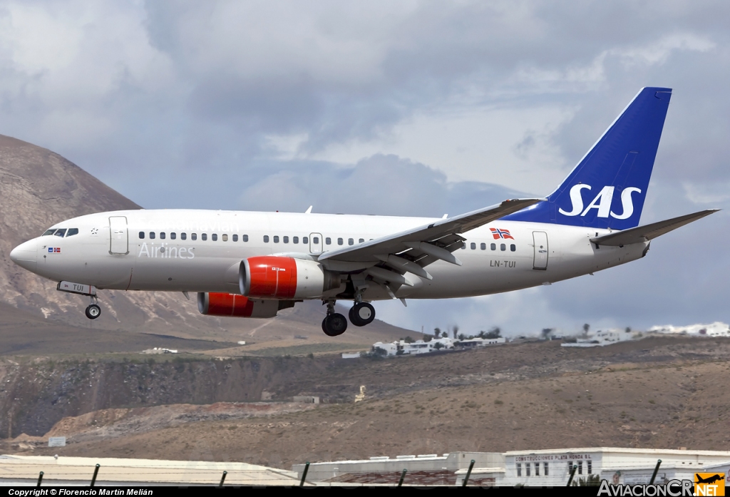 LN-TUI - Boeing 737-705 - Scandinavian Airlines (SAS)