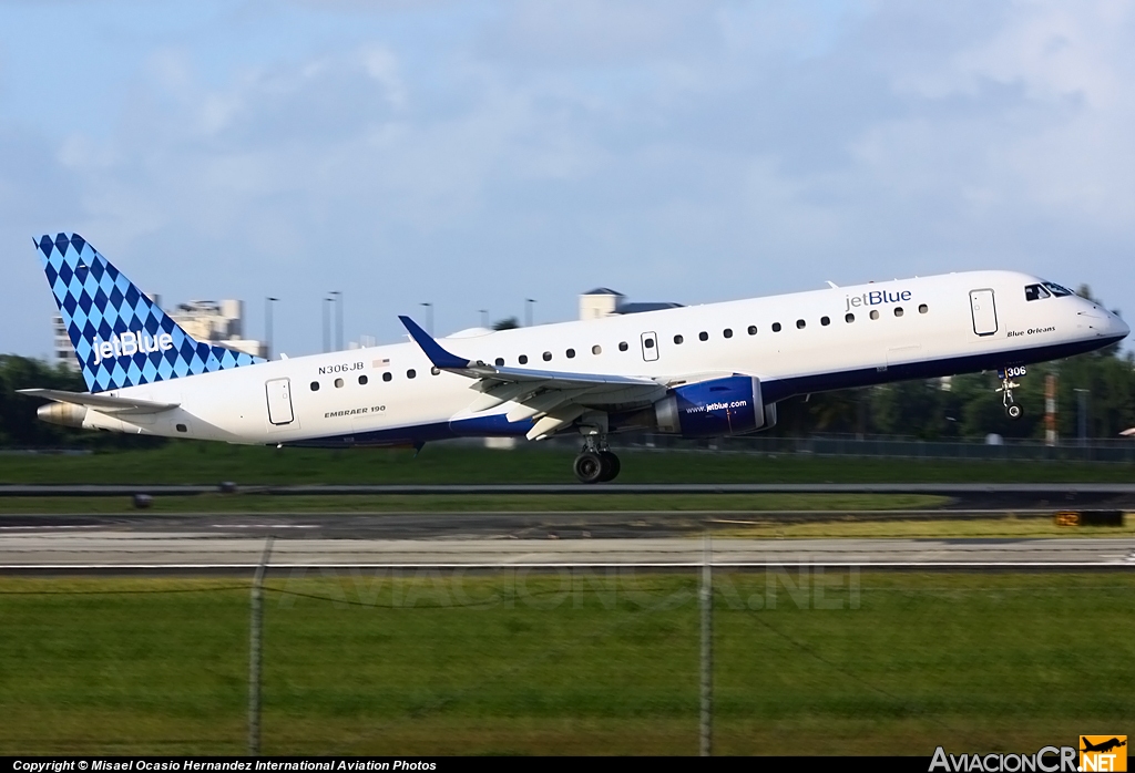 N306JB - Embraer ERJ-190-100AR - Jet Blue