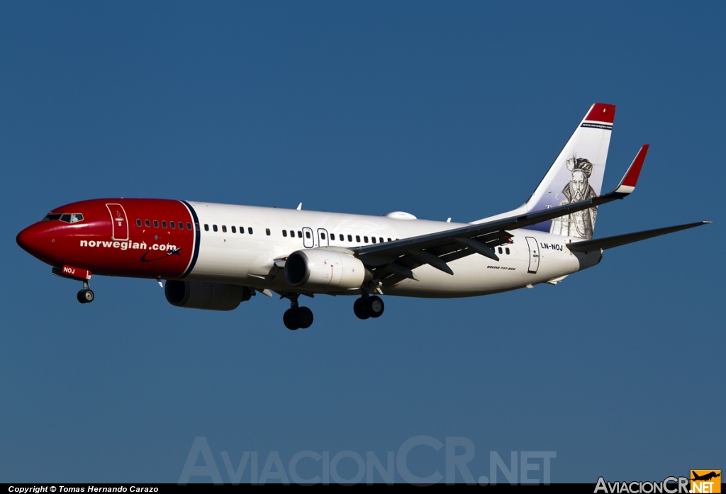 LN-NOJ - Boeing 737-86N - Norwegian Air Shuttle