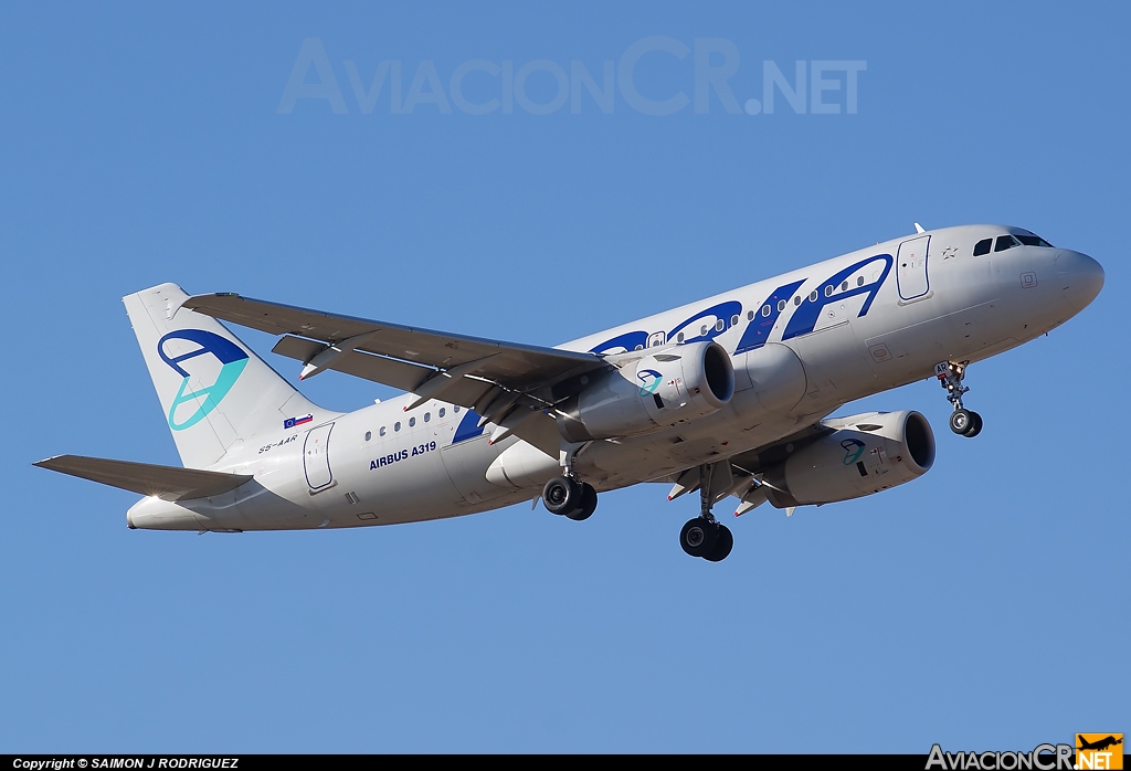 S5-AAR - Airbus A319-132 - Adria Airways