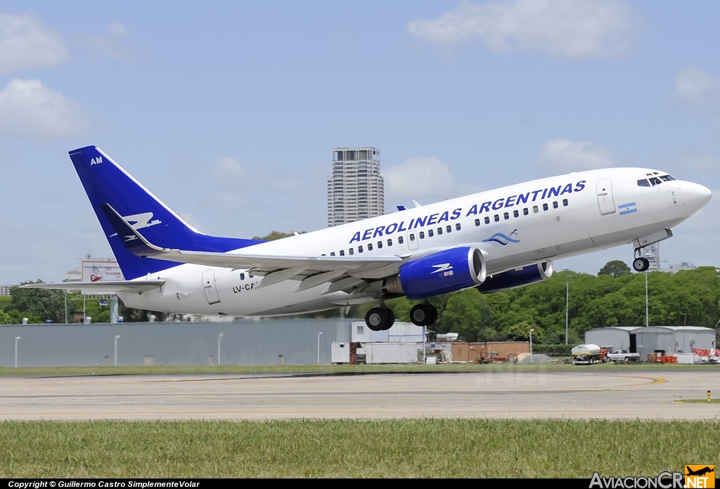 LV-CAM - Boeing 737-73V - Aerolineas Argentinas