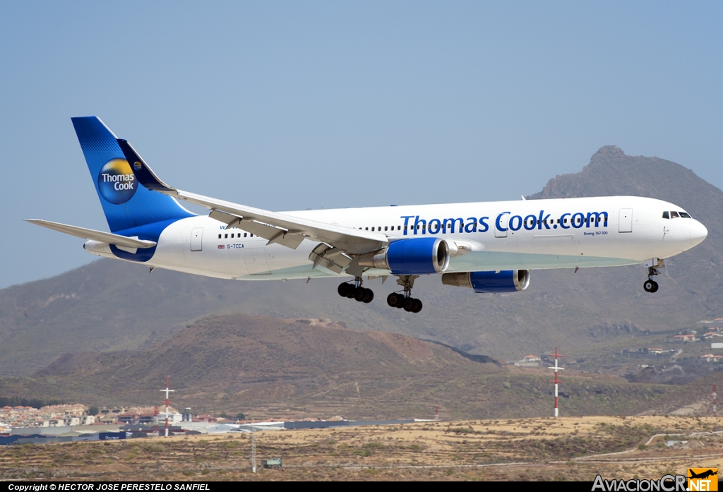 G-TCCA - Boeing 767-31K/ER - Thomas Cook Airlines