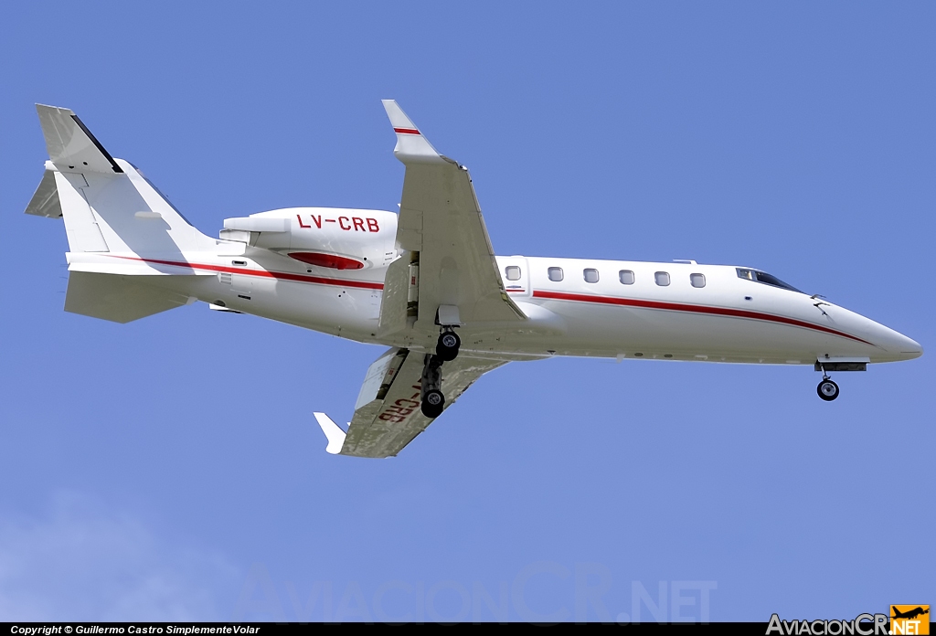 LV-CRB - Learjet 60 - Privado