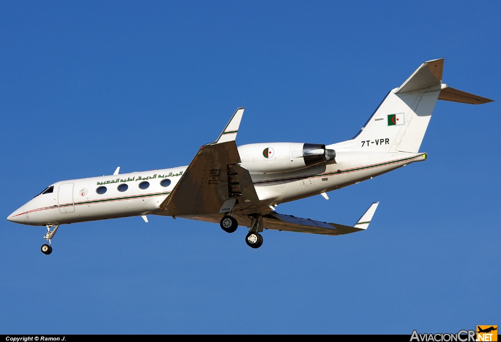 7T-VPR - Gulfstream Aerospace G-IV Gulfstream IV-SP - Gobierno de Algeria