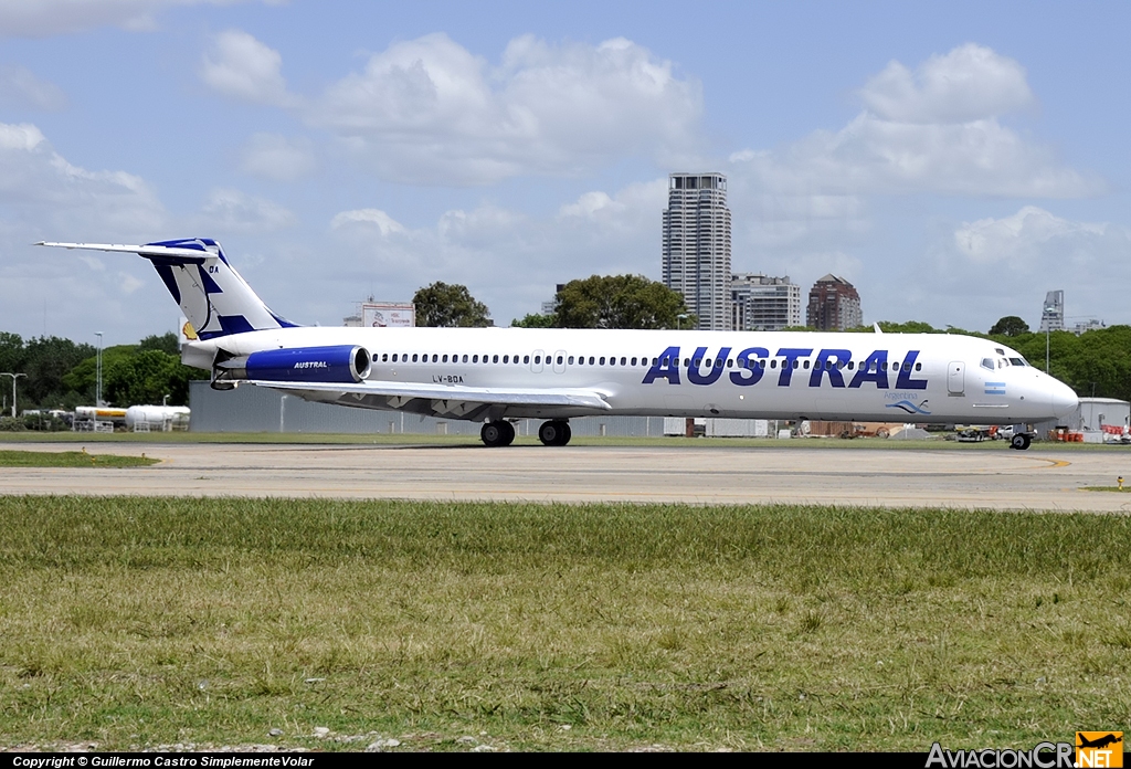 LV-BOA - McDonnell Douglas MD-88 - Austral Líneas Aéreas