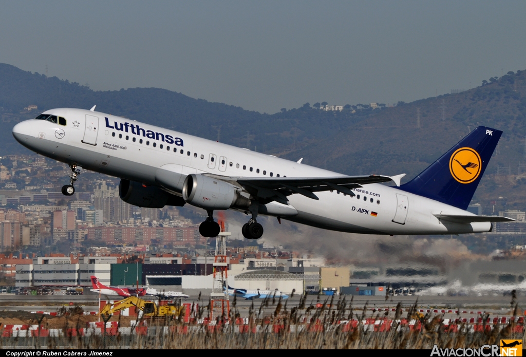 D-AIPK - Airbus A320-211 - Lufthansa