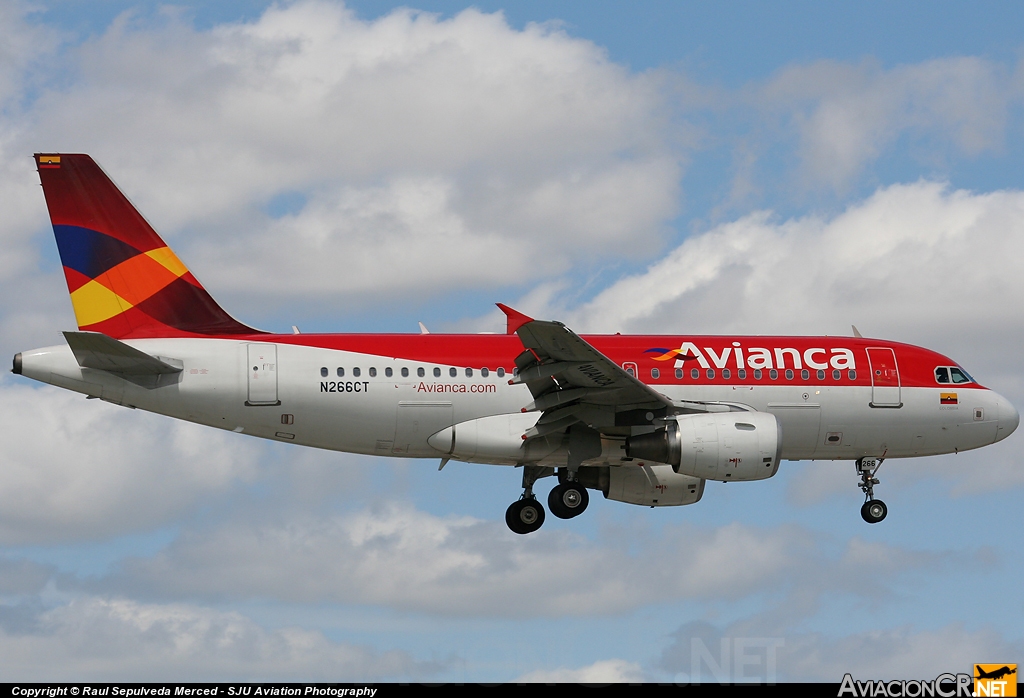 N266CT - Airbus A319-112 - Avianca Colombia