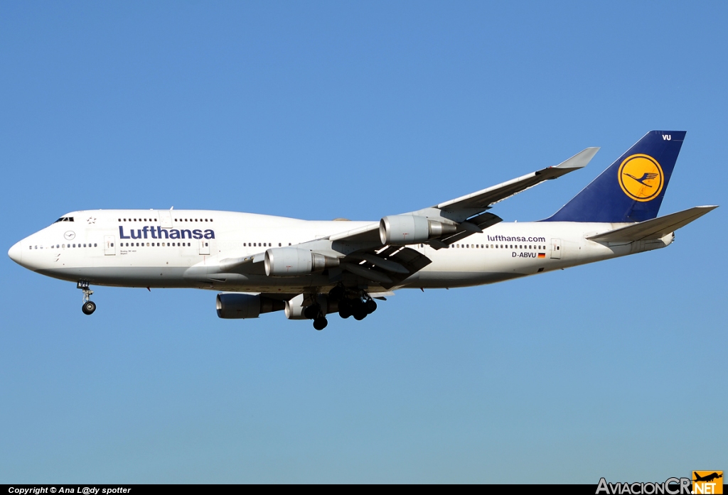 D-ABVU - Boeing 747-430 - Lufthansa