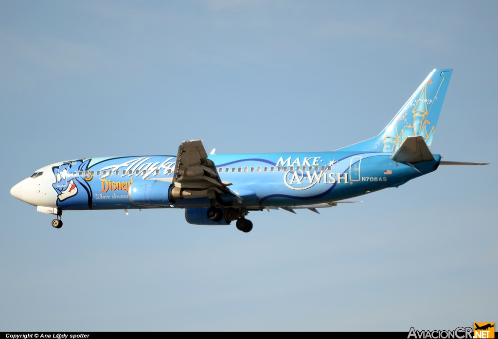 N706AS - Boeing 737-490 - Alaska Airlines