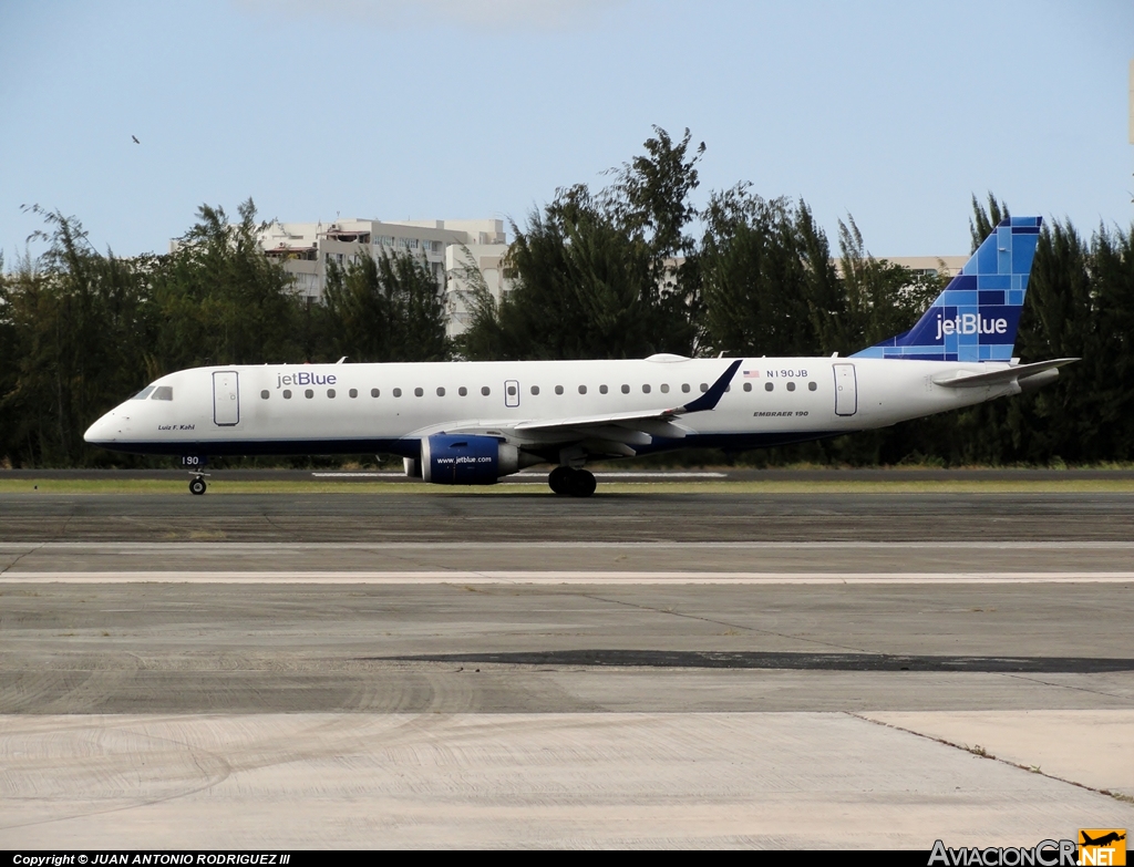 N190JB - Embraer 190-100IGW - Jet Blue