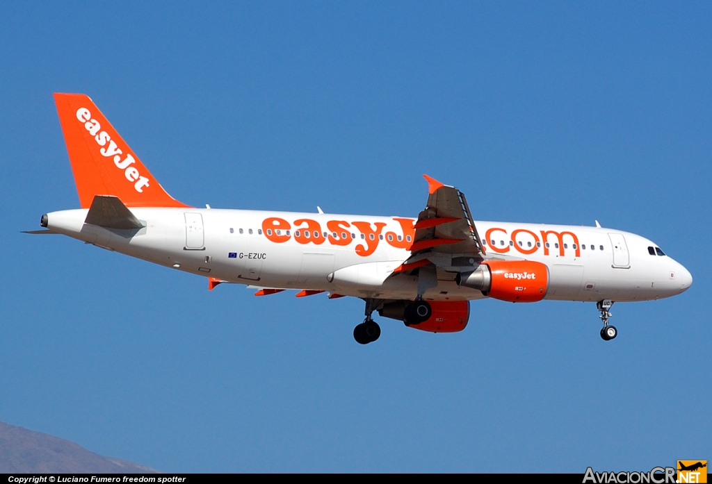 G-EZUC - Airbus A320-214 - EasyJet Airlines